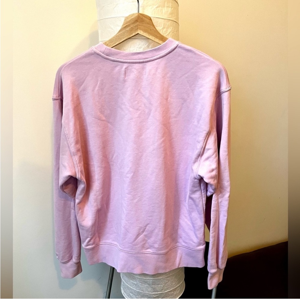 TNA Soft  Cosy Fleece Light Pink Lilac Pullover Sweater New Without tags Size 1 - Picture 3 of 8